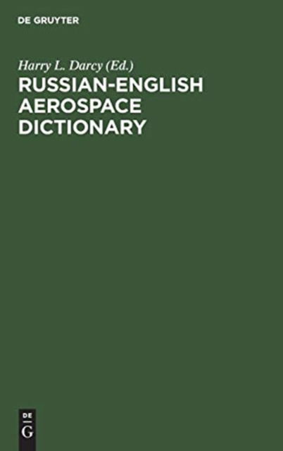 Cover for Harry L. Darcy · Russian-English Aerospace Dictionary (Book) (1965)
