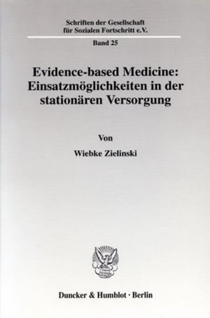 Cover for Zielinski · Evidence-based Medicine: Eins (Bog) (2003)