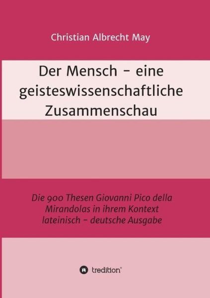 Cover for May · Der Mensch - eine geisteswissenscha (Book) (2017)