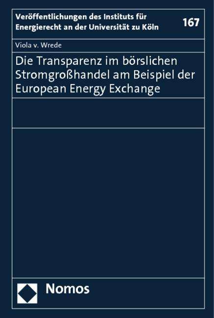 Die Transparenz im börslichen Str - Wrede - Books -  - 9783832973902 - 