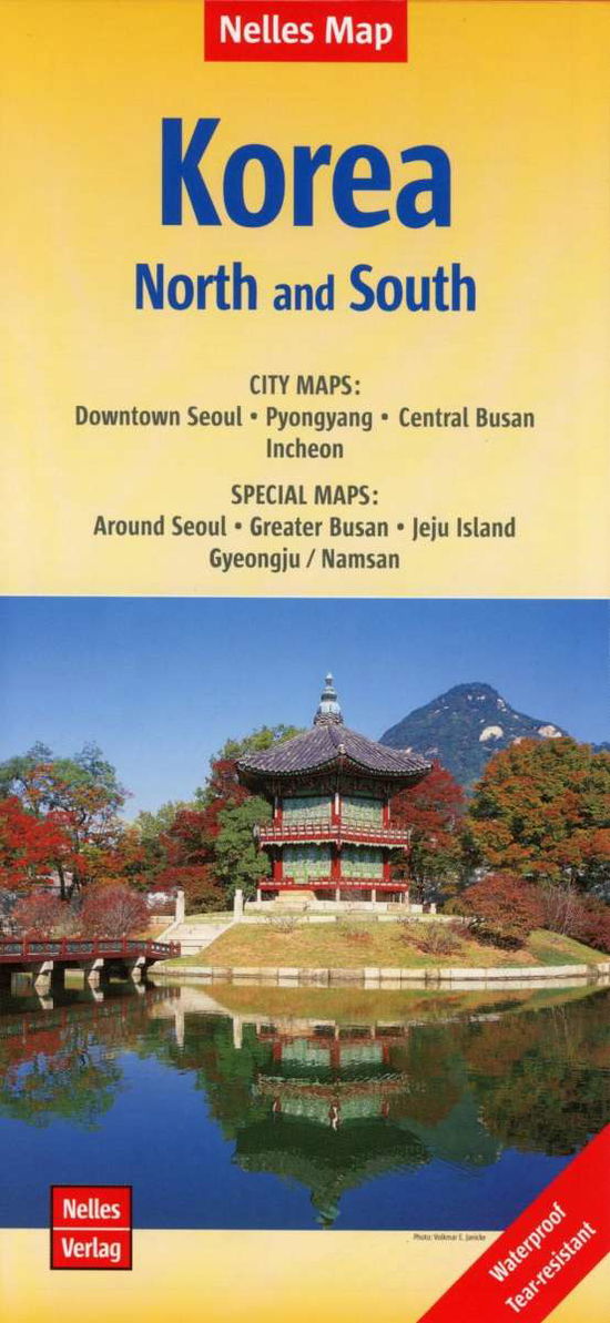 Nelles Map Korea: North And South - Nelles Verlag - Books - Nelles Verlag - 9783865742902 - May 1, 2018