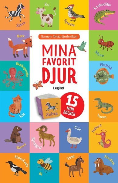 Cover for Olga Utkina · Mina favoritdjur - 15 mini böcker (Tavlebog) (2020)
