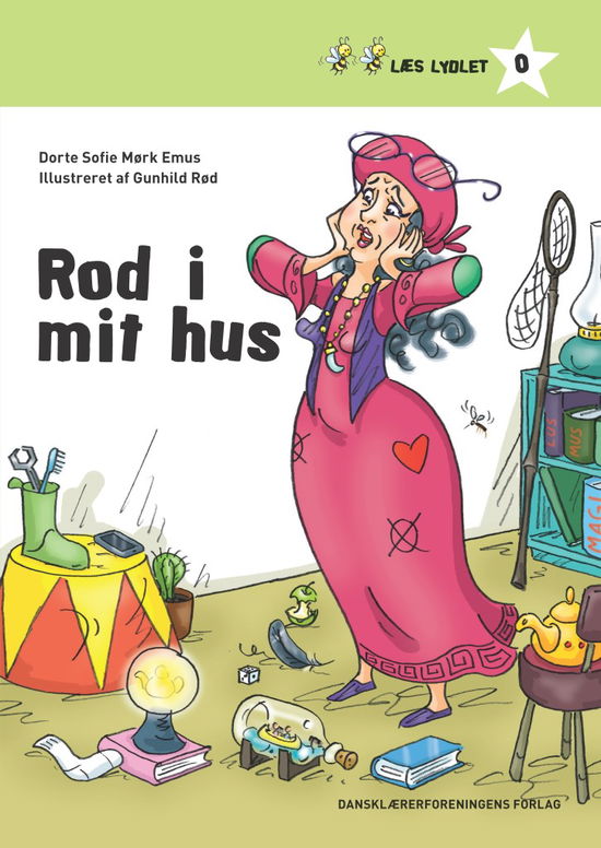 Cover for Dorte Sofie Mørk Emus · Læs lydlet 0 - grøn: Rod i mit hus (Sewn Spine Book) [1e uitgave] (2017)