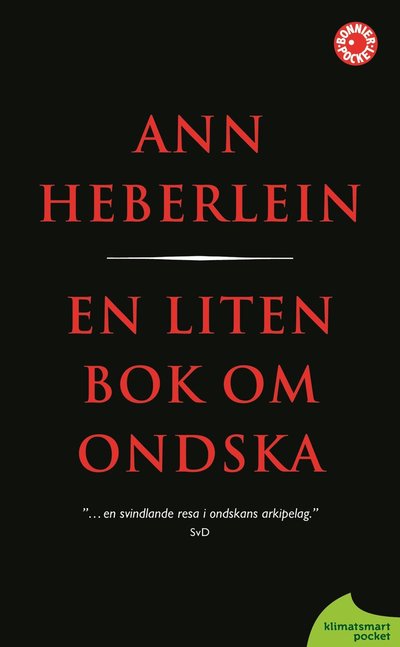 Cover for Ann Heberlein · En liten bok om ondska (Paperback Book) (2011)