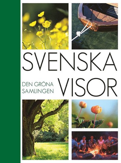 Cover for Svenska visor : den gröna samlingen (Gebundenes Buch) (2023)