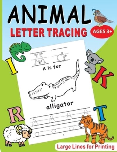 Cover for Mj Learning · Animal Letter Tracing (Paperback Book) (2020)