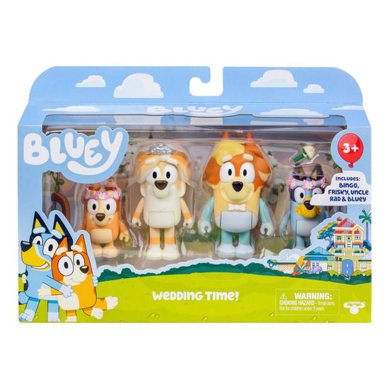 Figure 4pk Special Set-wedding (90268) - Bluey - Merchandise - Moose - 0630996175903 - 