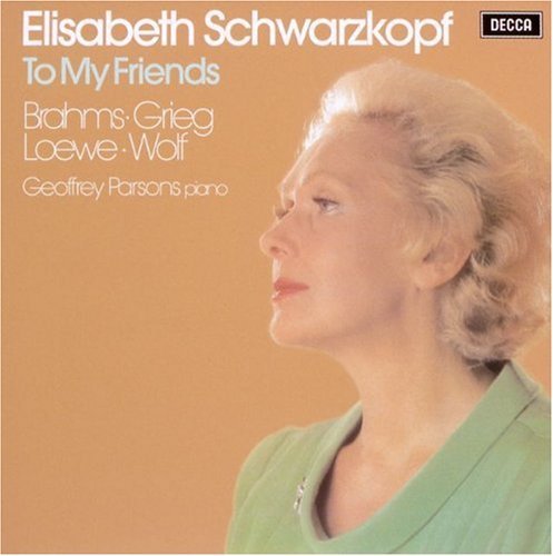 Cover for Elisabeth Schwarzkopf · Wolf,loewe, Grieg, Brahms (CD) (2006)