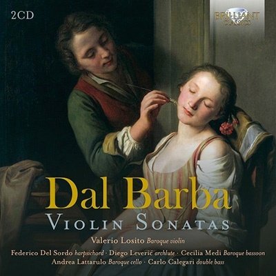 Cover for Losito, Valerio / Federic Del Sordo · Dal Barba: Violin Sonatas (CD) (2023)