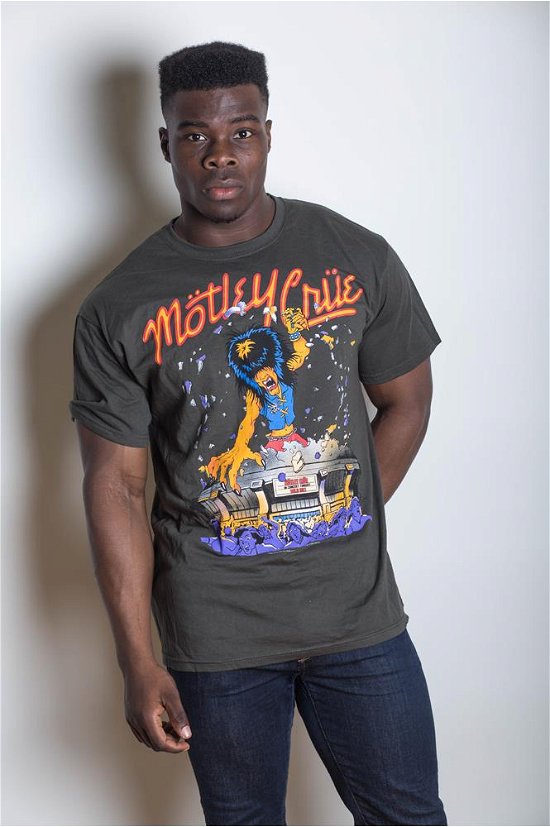 Motley Crue Unisex T-Shirt: Allister King Kong - Mötley Crüe - Marchandise - Global - Apparel - 5055295371903 - 