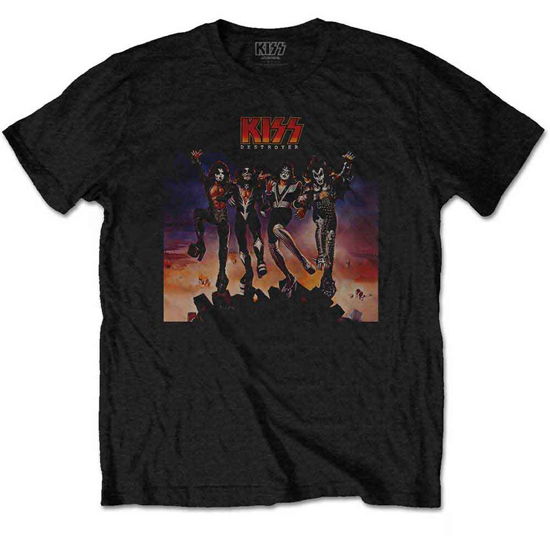 Cover for Kiss · KISS Unisex T-Shirt: Destroyer (Black) (T-shirt) [size S] [Black - Unisex edition] (2018)