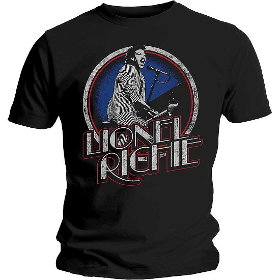 Lionel Richie Unisex T-Shirt: Live - Lionel Richie - Marchandise -  - 5056170639903 - 
