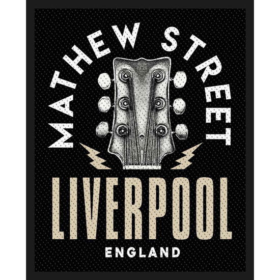 Rock Off Standard Printed Patch: Mathew St Guitar - Rock Off - Fanituote -  - 5056737249903 - 