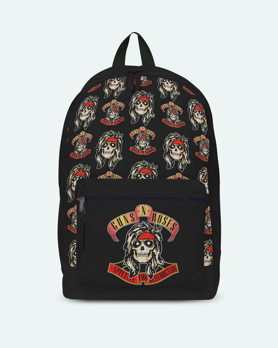 Cover for Guns N Roses · Guns N Roses Appetite For Destruction (Classic Rucksack) (Väska) [Black edition] (2019)