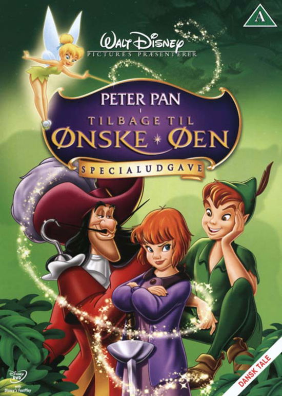 Peter Pan - Tilbage til Ønskeøen (2002) [DVD] - Peter Pan - Movies - HAU - 8717418103903 - May 20, 2024