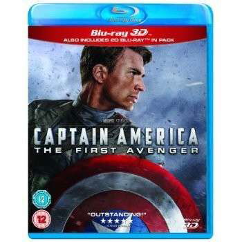 Cover for Captain America - the First Av · Captain America - The First Avenger 3D+2D (Blu-ray) (2013)