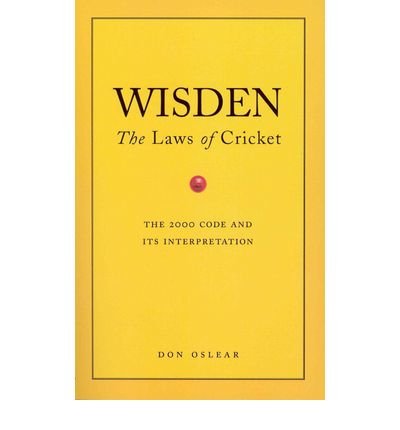 Cover for Don Oslear · Wisden's The Laws Of Cricket (Paperback Book) [Rev edition] (2000)
