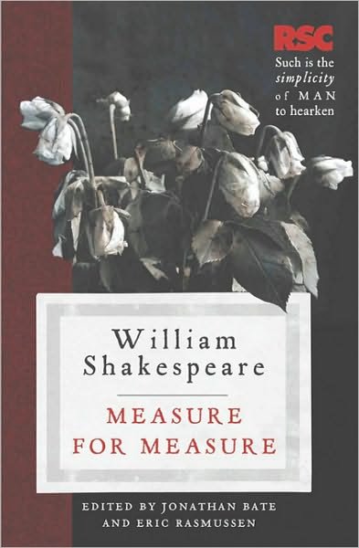 Cover for Rasmussen, Prof. Eric (USA) · Measure for Measure - The RSC Shakespeare (Paperback Bog) (2010)