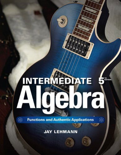 Cover for Lehmann · Intermediate Algebra, m. 1 Beil (Bok) (2014)