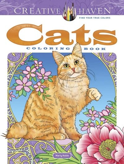 Cover for Marty Noble · Creative Haven Cats Coloring Book - Creative Haven (Paperback Book) (2019)