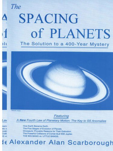 Cover for Alexander Scarborough · The Spacing of Planets: the Solution to a 400-year Mystery (Paperback Book) (2000)