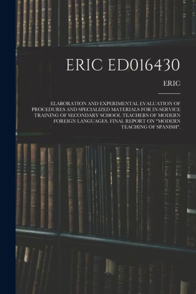 Cover for Eric · Eric Ed016430 (Paperback Book) (2021)