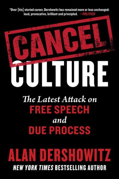 Cover for Alan M. Dershowitz · Cancel culture (Book) (2020)