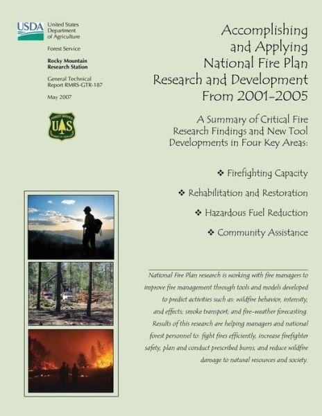 Cover for United States Department of Agriculture · Accomplishing and Applying National Fire Plan Research and Development from 2001-2005 (Paperback Book) (2015)
