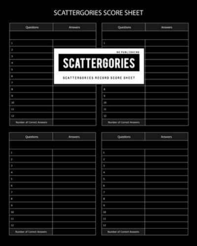 Cover for Bg Publishing · BG Publishing Scattergories Score Sheet (Pocketbok) (2020)