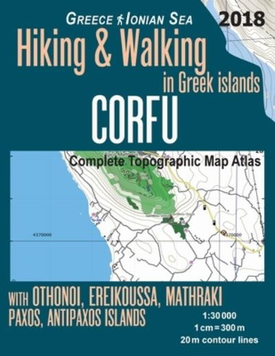 Cover for Sergio Mazitto · Corfu Complete Topographic Map Atlas 1 (Paperback Book) (2018)