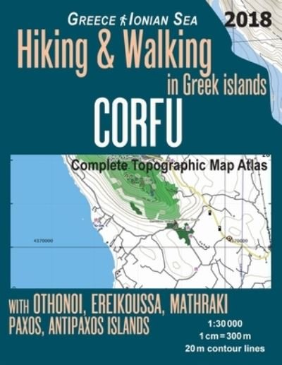 Cover for Sergio Mazitto · Corfu Complete Topographic Map Atlas 1 (Paperback Bog) (2018)