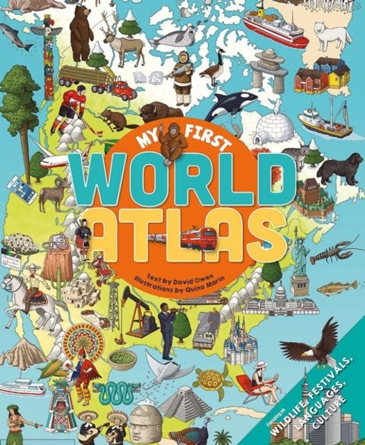 Cover for My First World Atlas (Hardcover Book) [Updated edition] (2023)