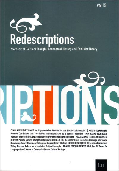 Redescriptions: 15 - Kari Palonen - Libros - Lit Verlag - 9783643998903 - 10 de noviembre de 2011