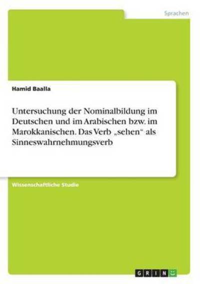 Cover for Baalla · Untersuchung der Nominalbildung (Book) (2016)