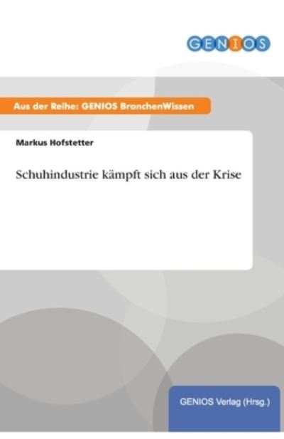 Cover for Markus Hofstetter · Schuhindustrie kampft sich aus der Krise (Paperback Book) (2015)