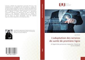 Cover for Maillet · L'adaptation des services de sa (Bog) (2018)