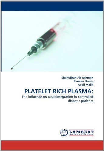 Cover for Aaqil Malik · Platelet Rich Plasma:: the Influence on Osseointegration in Controlled Diabetic Patients (Pocketbok) (2010)