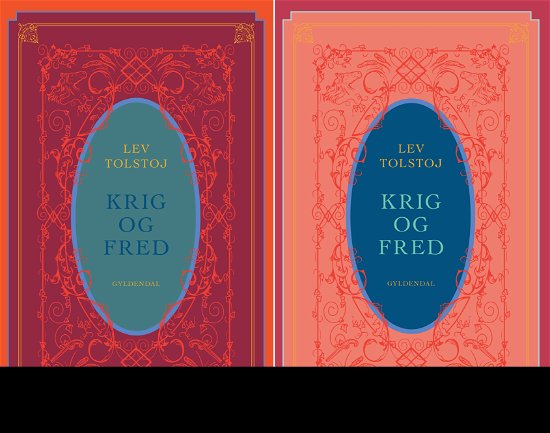 Cover for Lev Tolstoj · Gyldendals Kronjuveler: Krig og fred 1+2 (Indbundet Bog) [3. udgave] (2019)