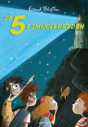 Cover for Enid Blyton · De 5: De 5 (4) - De 5 i smuglerreden (Hæftet bog) [1. udgave] (2019)