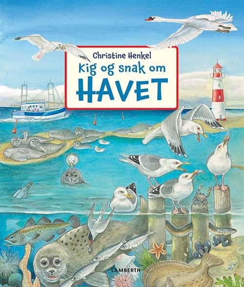 Cover for Christine Henkel · Kig og snak om havet (Cardboard Book) [1º edição] [Indbundet] (2016)