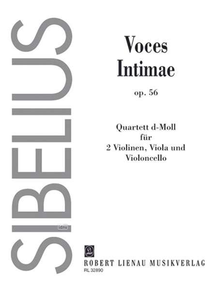 Streichqu.d Voces intimae,Pt - Sibelius - Bøger -  - 9790011328903 - 