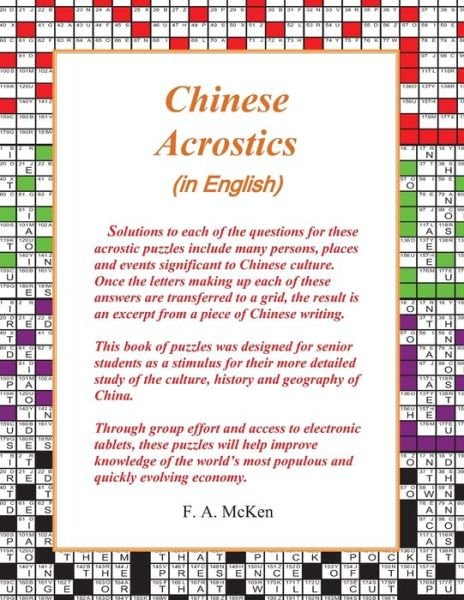 Cover for F a McKen · Chinese Acrostics (in English) (Paperback Book) (2020)
