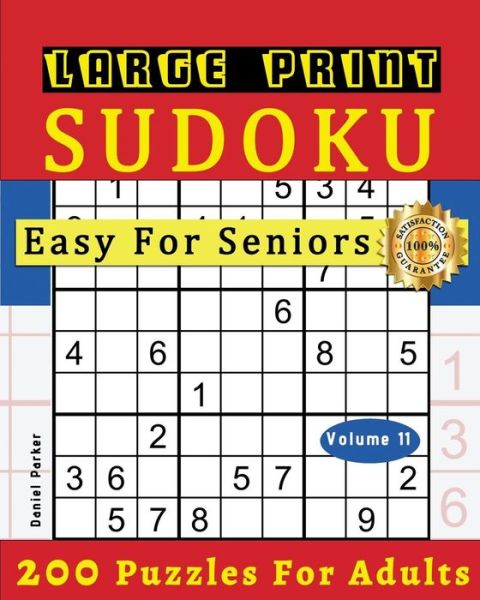 Cover for Samworld Press · Large Print Easy Sudoku Puzzle Book For Seniors (Paperback Book) (2020)