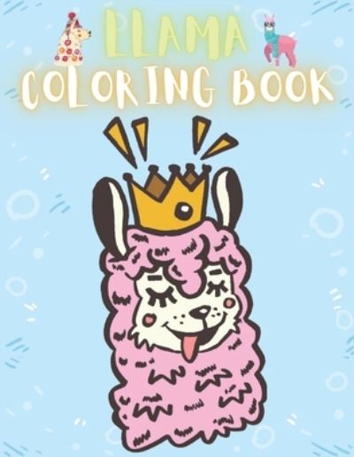 Cover for To The Point · Llama Coloring Book (Paperback Bog) (2020)