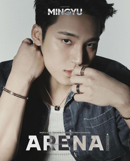 Arena Homme+ Korea March 2024 - SEVENTEEN (MINGYU) - Livros - Arena - 9951161488903 - 28 de fevereiro de 2024