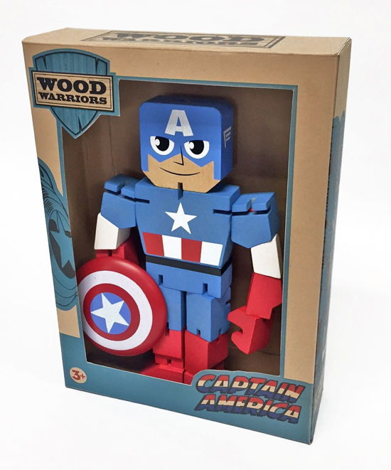 Cover for Marvel · MARVEL - Wooden Figure - Captain America - 20Cm (Legetøj) (2019)