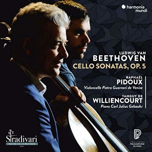 Cover for Raphael Pidoux / Tanguy De Williencourt · Beethoven: Cello Sonatas. Op. 5 (CD) (2021)