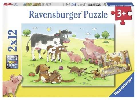 Cover for Ravensburger · Ravensburger: My First Puzzle: Famiglie Animali (Puzzle 2x12 Pz) (MERCH) (2015)