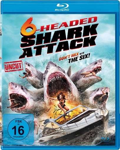 Cover for Brandon Auret / Stephanie Beran · 6-headed Shark Attack (Uncut) (Blu-ray) (2018)