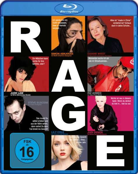 Cover for Rage · Simon Abkarian - Dianne Wiest - Jude Law .. (Blu-ray)